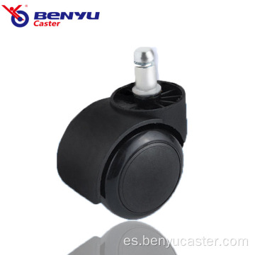 Caster de silla de oficina de nylon de 50 mm PU